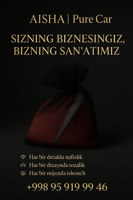 Aisha PureCar – Mashinangiz uchun hashamatli hi