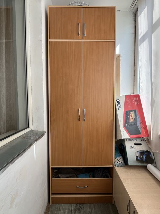 Шкаф высокий 2 отсека