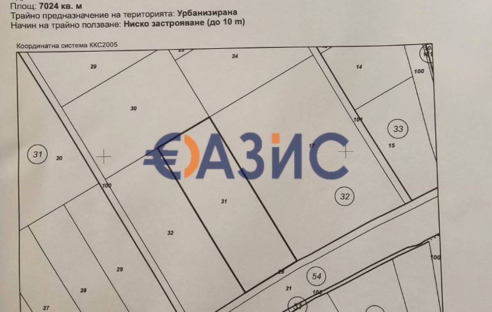 Земя в регулация, с. Равда, обл Бургас, България, 7024 м2 # 28014898