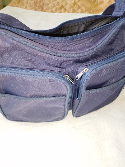 Чанта за бебешка количка тъмносиня
