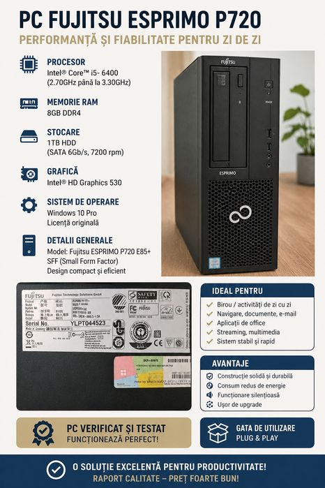 Pachet 2 PC + 2 monitoare DELL