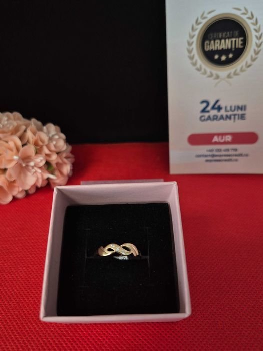 Inel aur 14K 1.23g (AG16 Moldova B.31576.2) - Garantie 2 Ani!