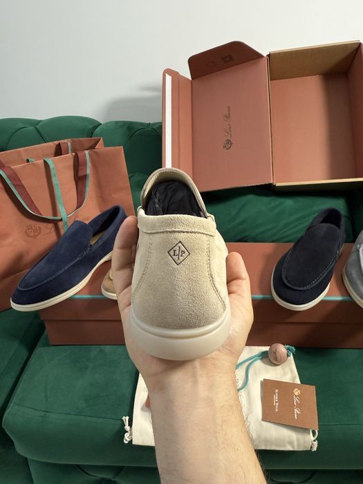 Mocasini Loro Piana piele naturala 100% Full Box colectie noua