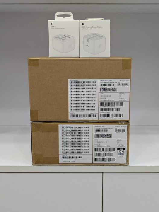 Оригинальный зарядный блок Apple Type-C 20W / 40W (UK) Опт и Розница