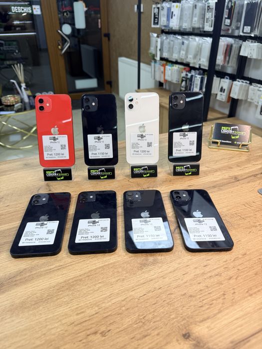 iPhone 12 64gb Black-White-Red Sanatate baterie 100% - Garantie