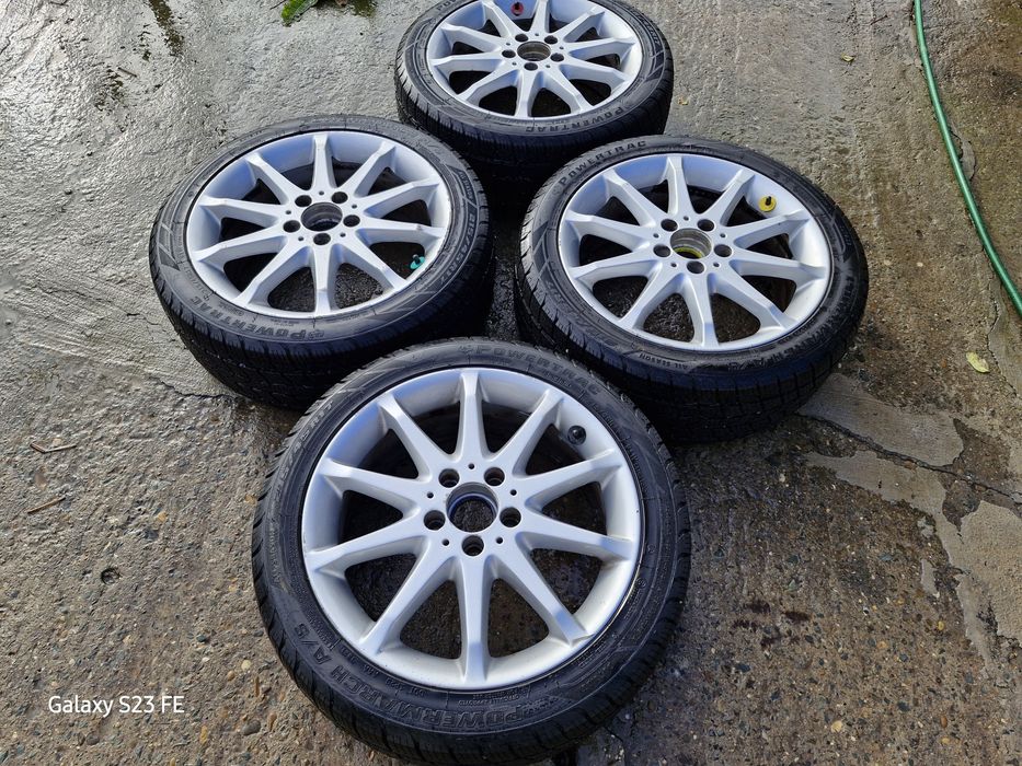 Vând genti aliaj cu anvelope All Season  215/45 R17