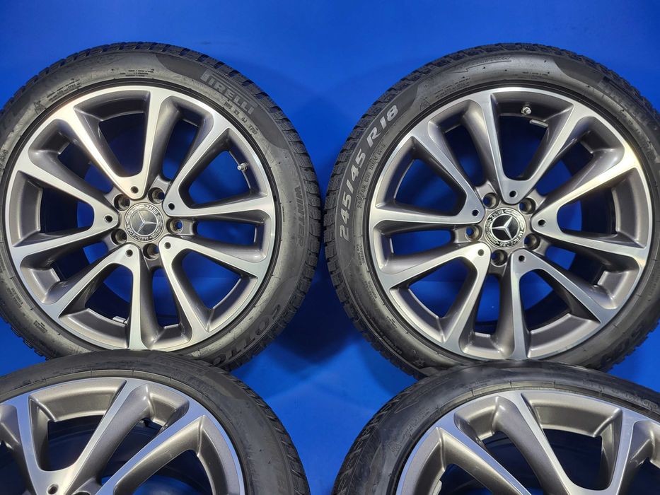 Vand jante OE Mercedes E Klass W213 R18 + anvelope 245 45 18 fff bune