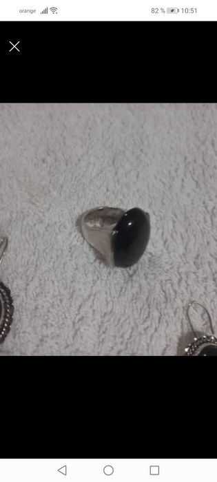 Argint 925 pietre onyx!