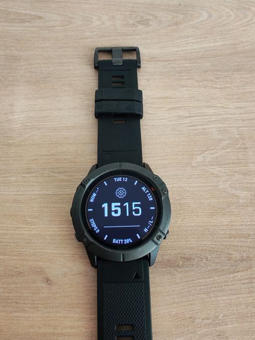 Garmin Fenix 6X PRO Solar stare bunal/Fenix 6 Pro, 51 mm, 47 mm diametru, curele Garmin