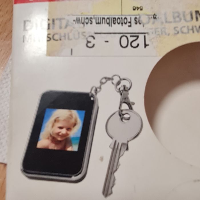 Breloc cheie foto digital