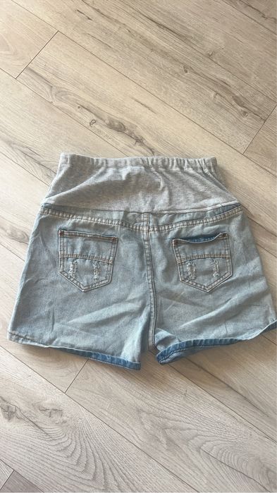 Pantaloni scurti denim pentru gravide