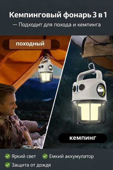 Кемпинговый фонарь