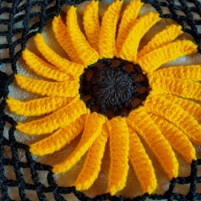 Косынка-накидка ручная вязка