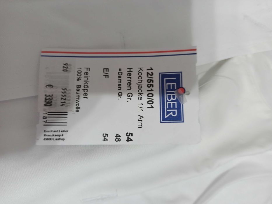 Куртка за готвач LIEBER