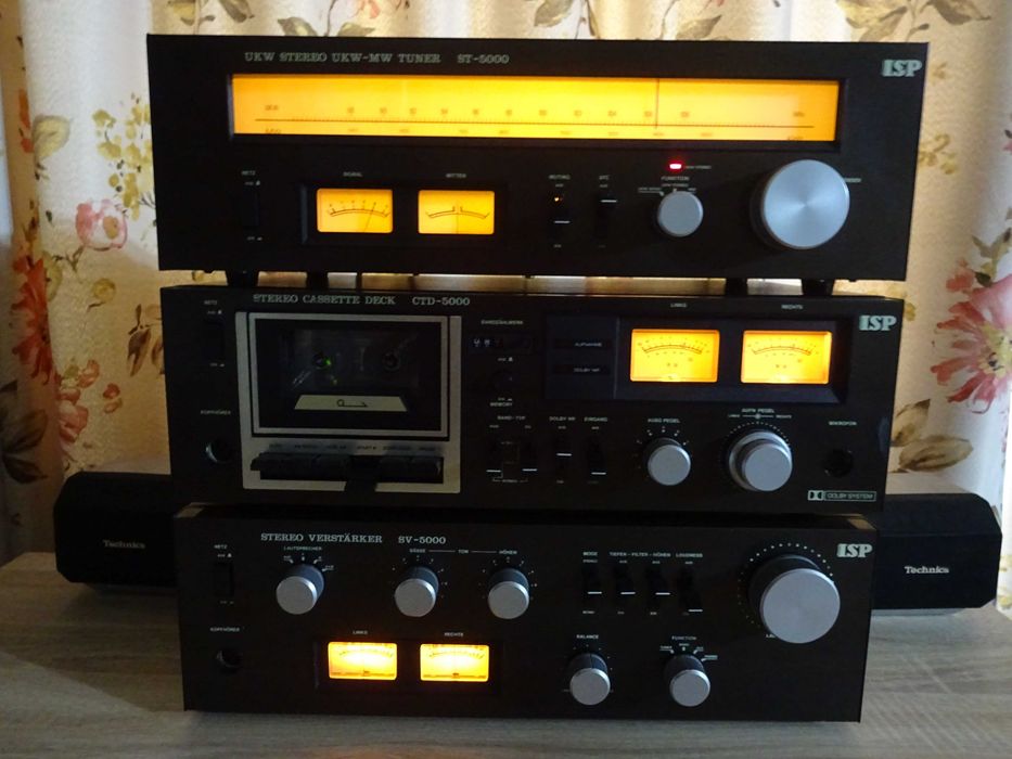 Linie audio ISP, amplificator, cass deck, tuner deck