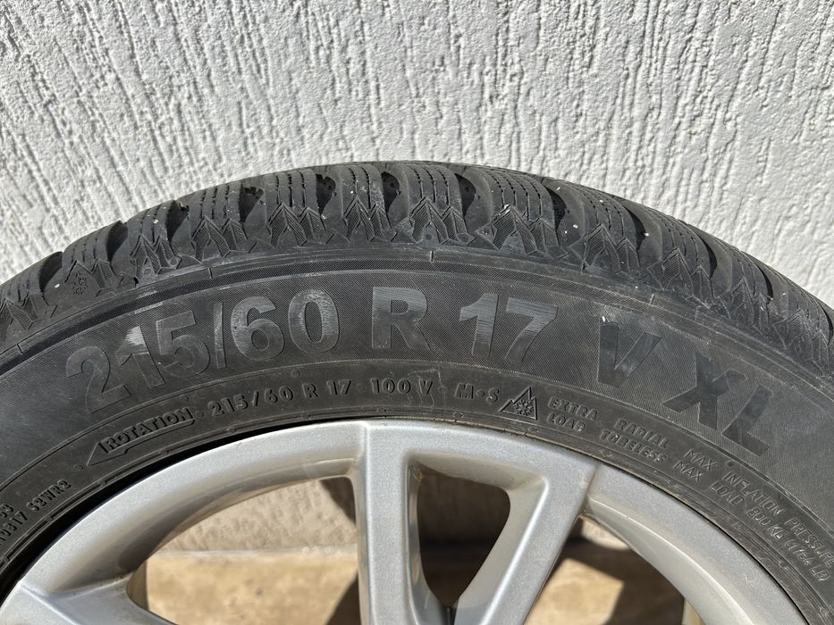 Jante& Anvelope 215/60/R17 iarna / Audi