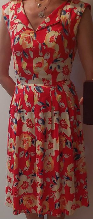 Rochie vară, imprimeu flori