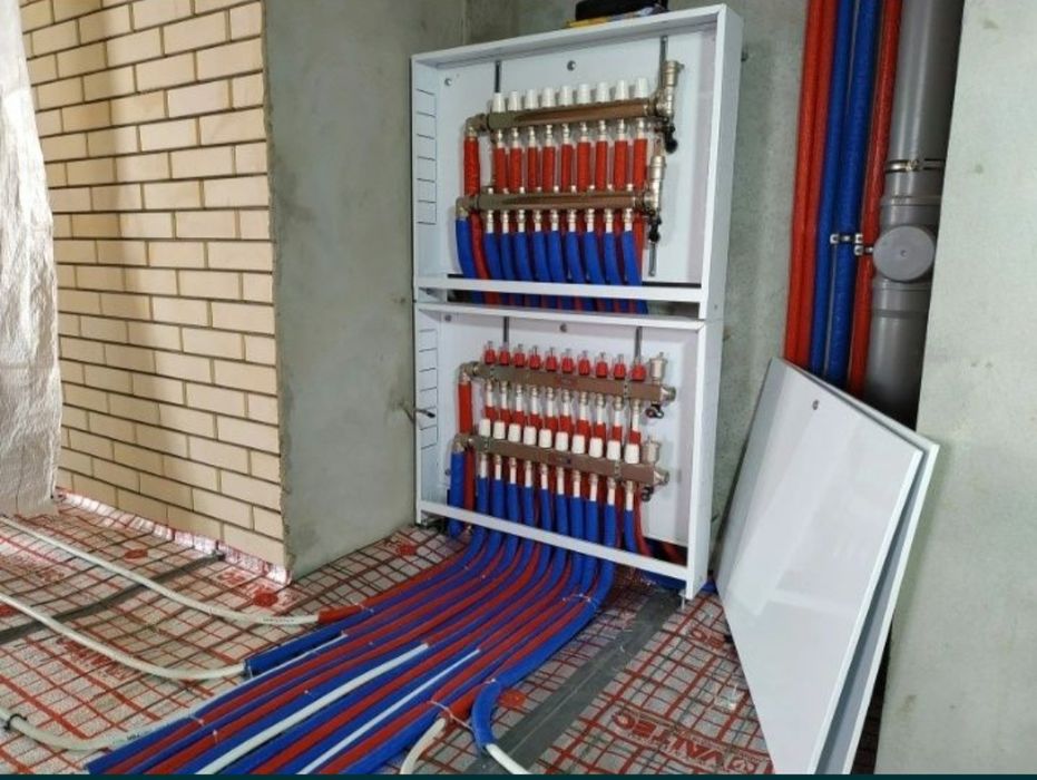 Монтаж теплый пол