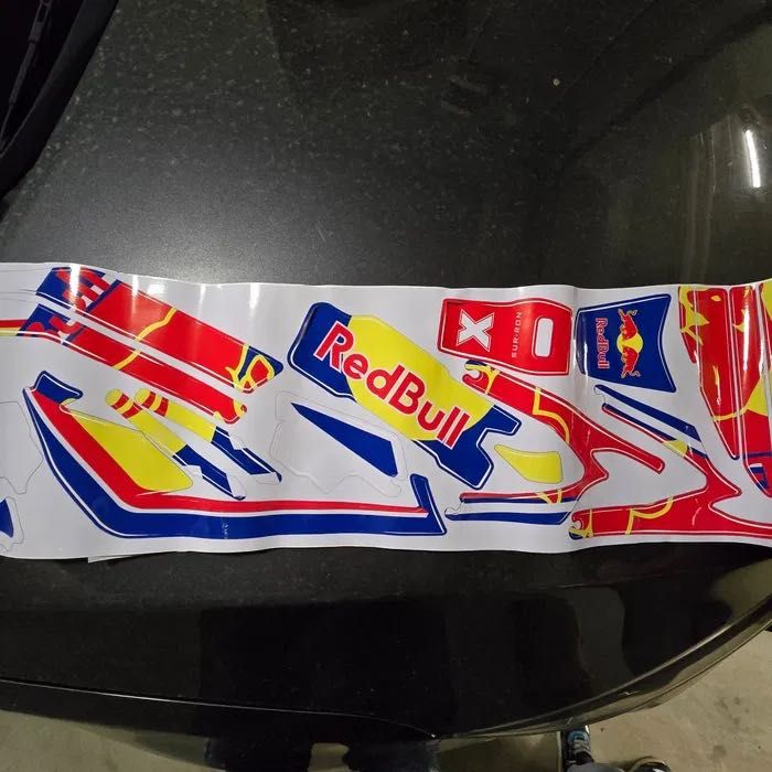Лепенки RedBull за кросов мотор Surron Light Bee Х