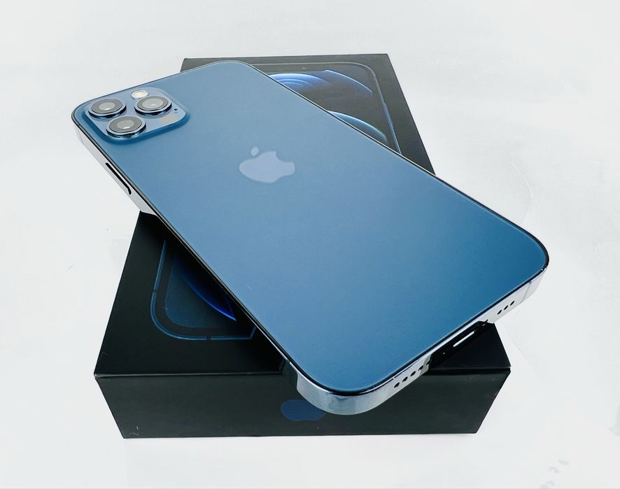 Apple iPhone 12 Pro 128GB Pacific Blue Перфектен! Гаранция!