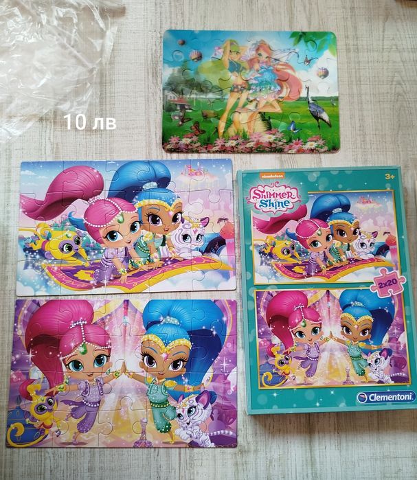 Пъзели, дървени сортери, бебешки играчки