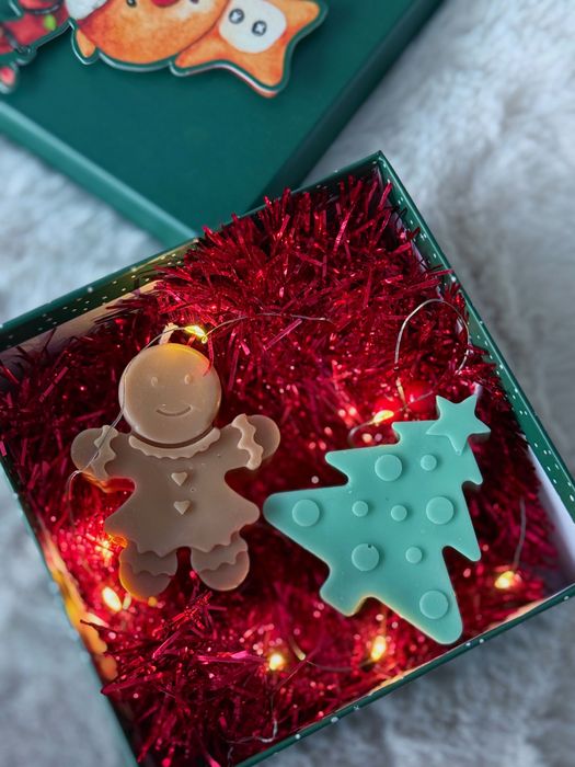 Коледни свещи ръчна изработка