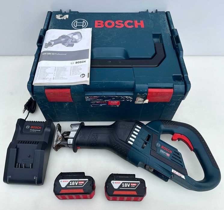 BOSCH GSA 18V-32 - Безчетков саблен трион с обороти 2x18V 4.0Ah