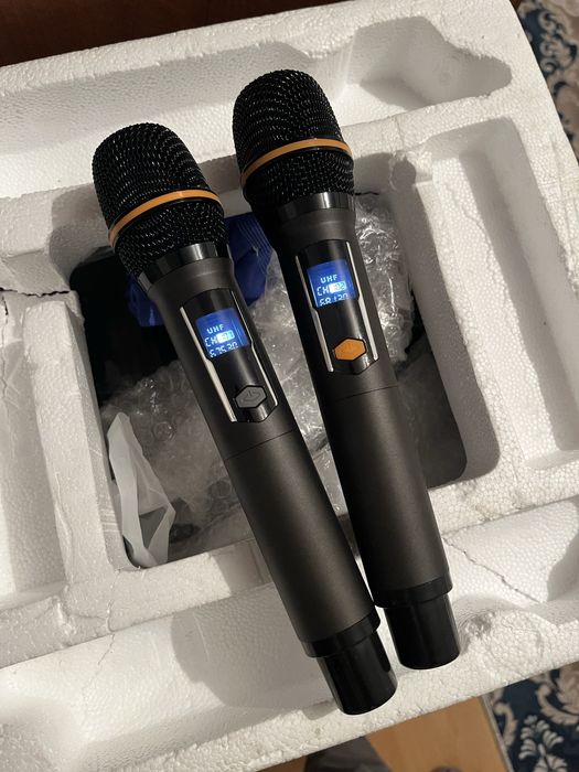 Продам колонку с двумя микрофонами