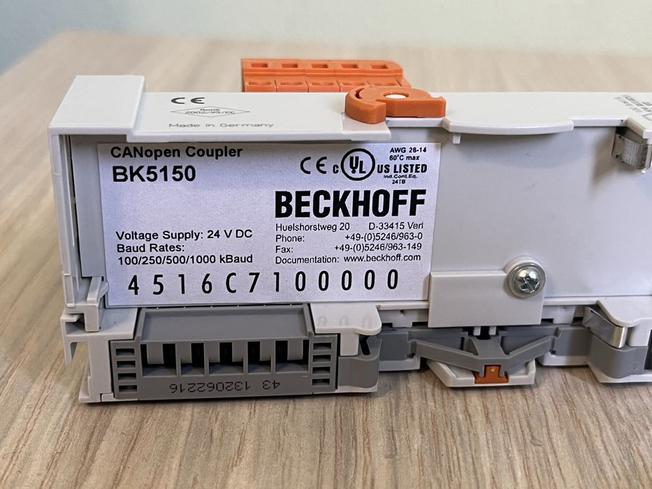 Beckhoff BK5150 CANopen Coupler – Modul Automatizare Industrială