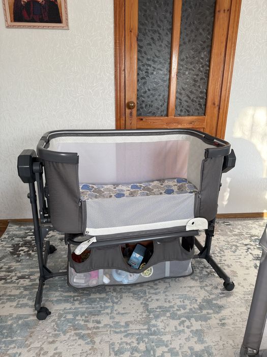 Электронная манеж кроватка