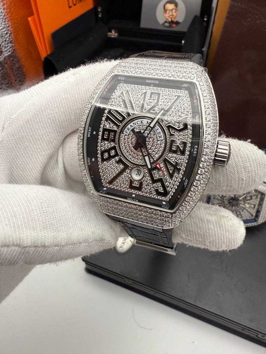 franck muller vanguard yachting пълен диамант