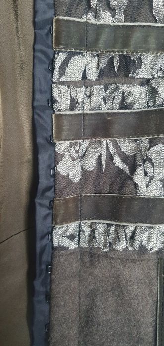 Palton kaki designer Cristina Cernei