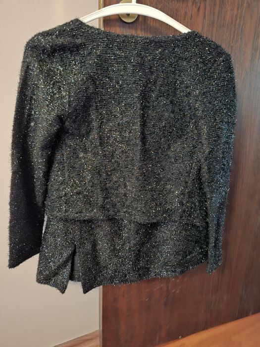 Пола и сако с блестящ ефект