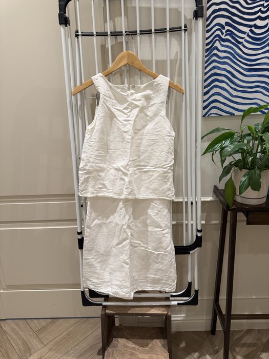 Сарафон benetton микрозамша б/у и платье Mexx