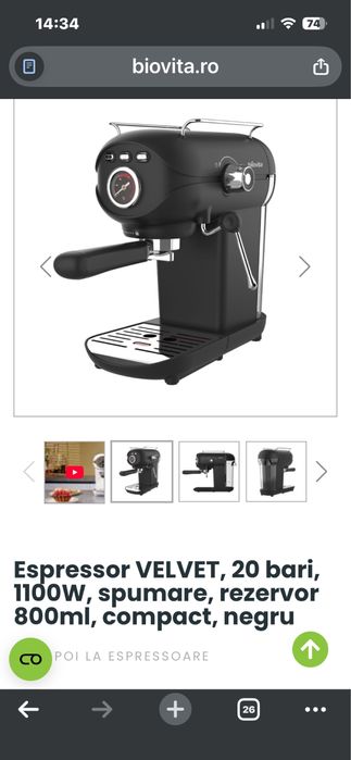 espressor biovita nou