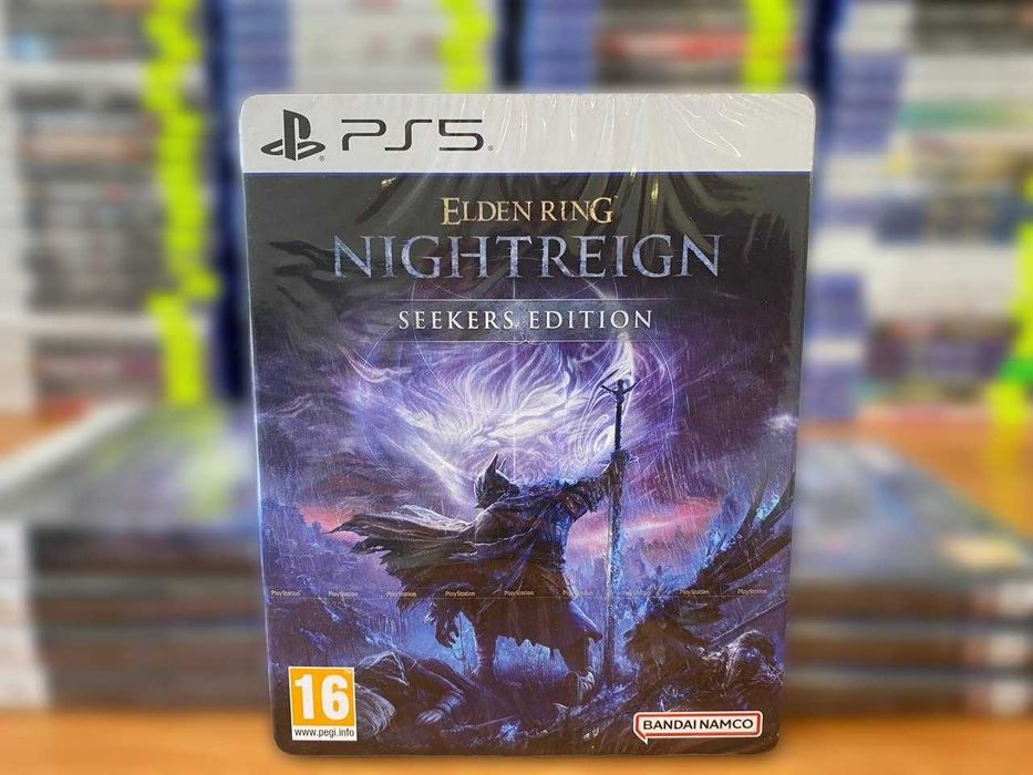 НОВЫЙ Elden Ring Nightreign Seekers Edition Steelbook PS5 Много Игр