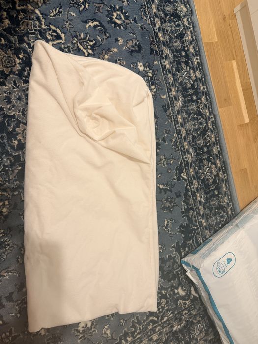 Husa saltea impermeabila pe 4 laturi, cu fermoar, 60x120