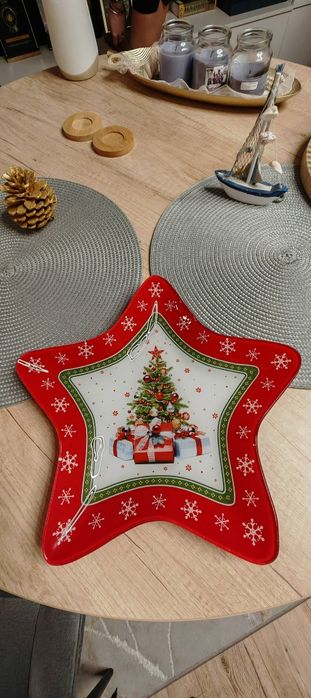 Vand farfurie ornament craciun Nobila Casa