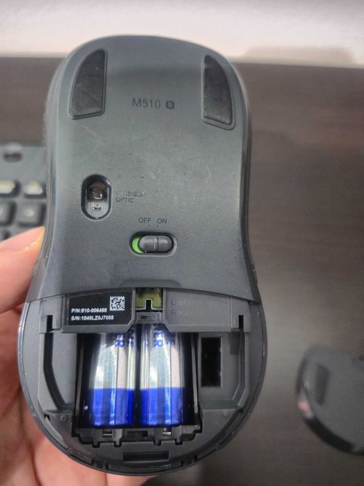 Kit mouse Logitech M510 și tastatura K360 cu USB unifying