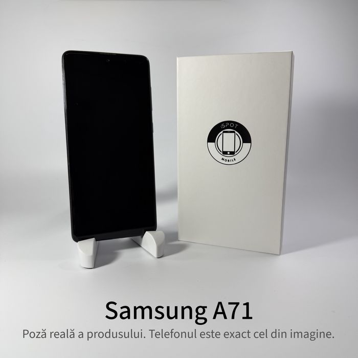iSpotMobile.ro - Samsung  A71 128 GB  / 6 GB , Garantie 2 ani + cadou