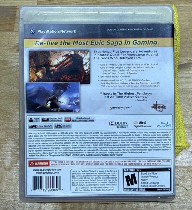 Игри за PS3 God of war Saga Playstation