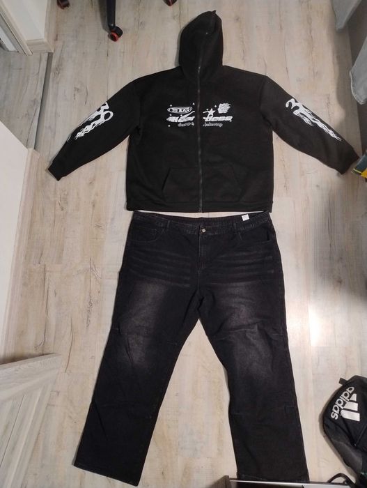 Blugi baggy+ hanorcac
