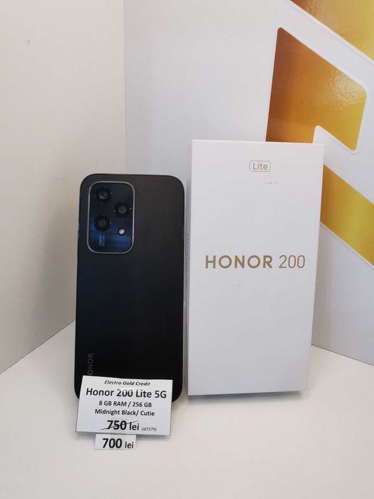 Honor 200 lite 5G 8GB RAM/256GB/Black/Produs impecabil! ID7279