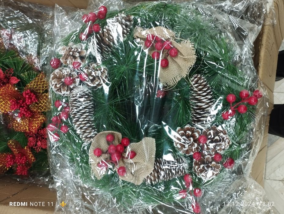 Новогодние венок