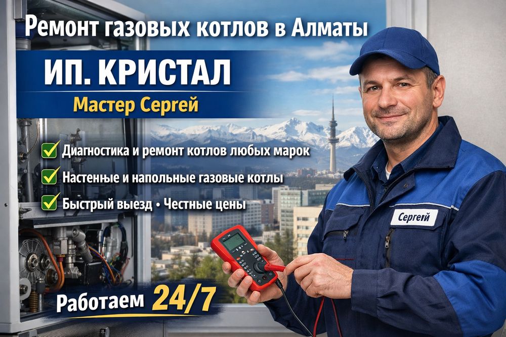Ремонт газовых котлов Алматы