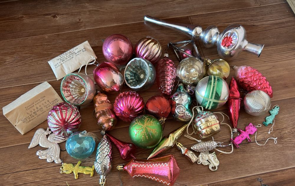 Продам наборы советских новогодних игрушек