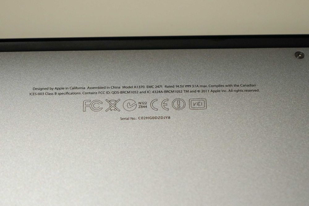 Macbook Air A1370