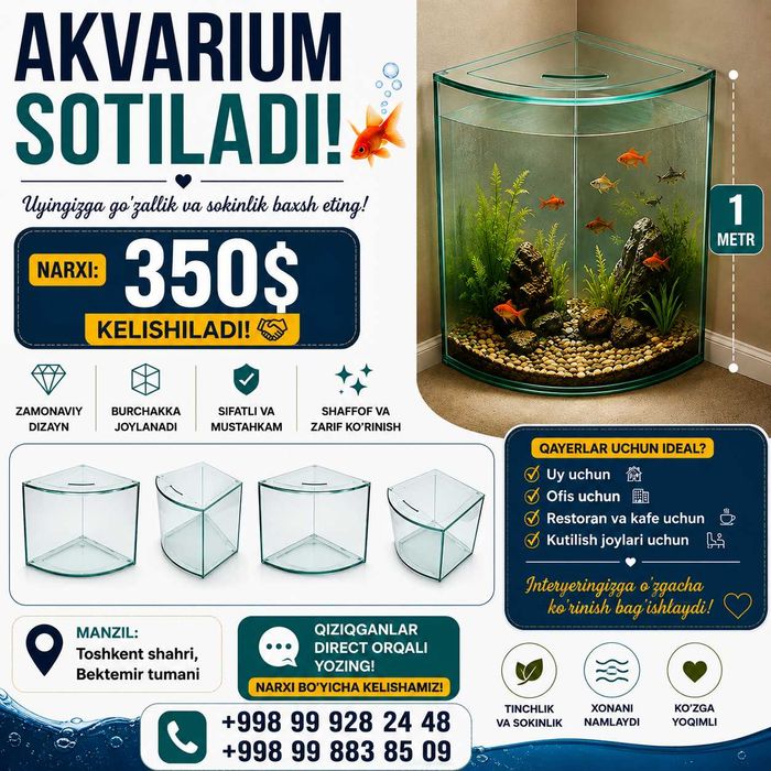 Akvarium sotiladi