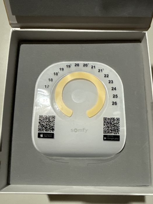 Somfy Termostat cablu V2,centrale termice gaz,Alexa,Google,Tahoma,A++