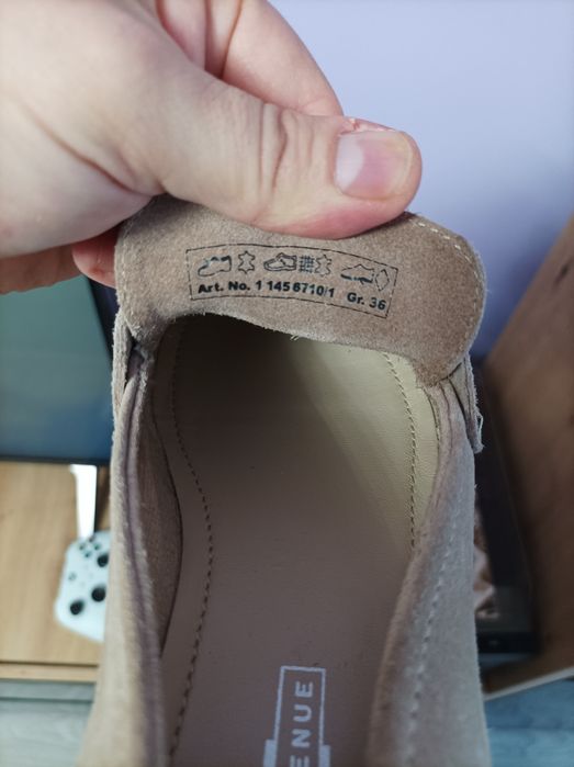 Pantofi femei casual piele întoarsă nr36